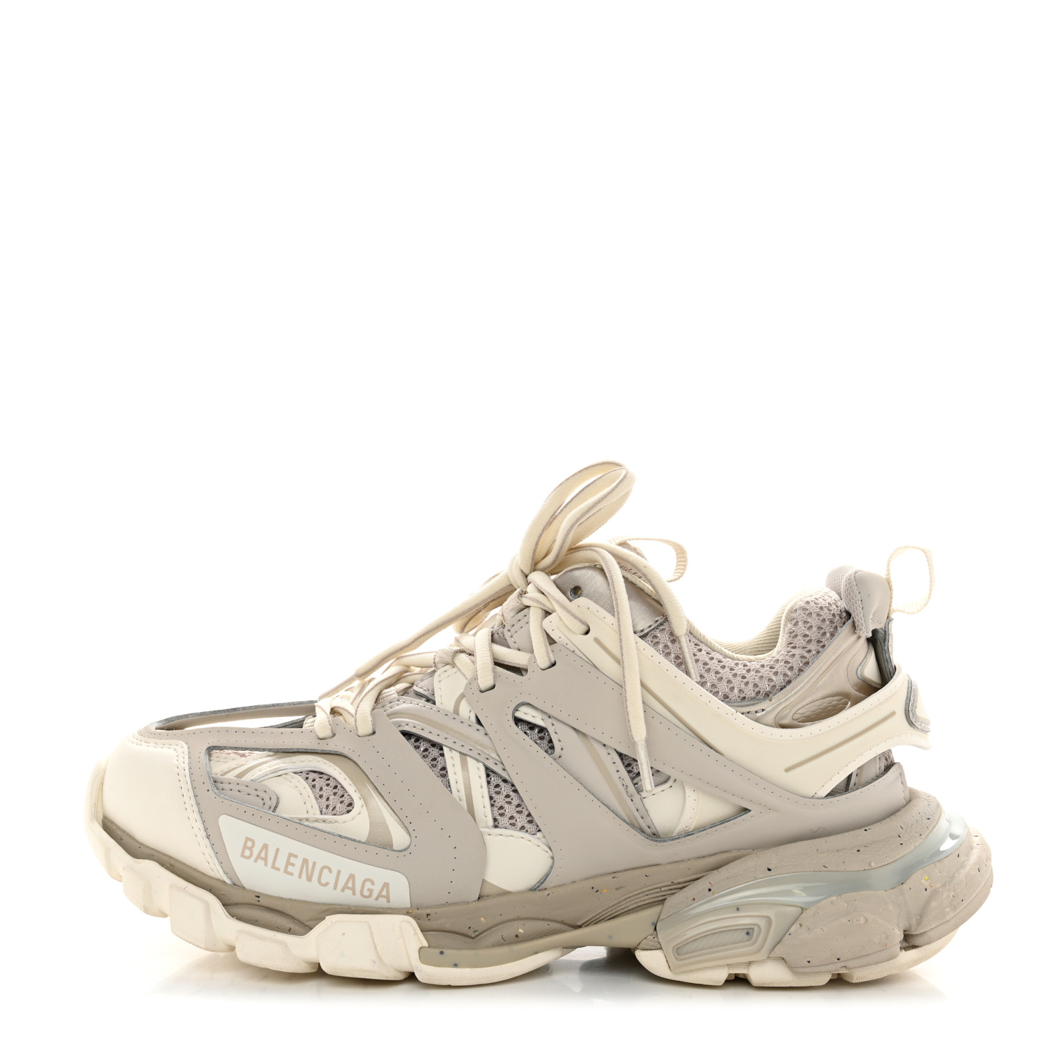 product image of BALENCIAGA Mesh Nylon Womens Track Recycled Sole Sneakers 37 White FASHIONPHILE