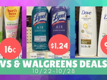 Video: Top CVS & Walgreens Deals 10/22-10/28