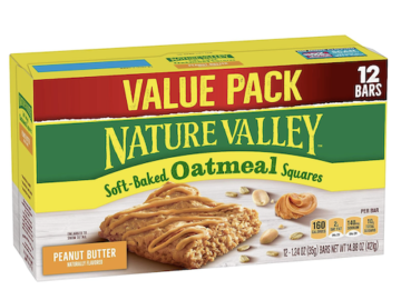 Nature Valley Soft-Baked Oatmeal Squares Peanut Butter