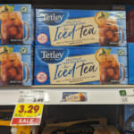 Tetley Tea Coupon Makes 24-Count Box Just $2.29 At Kroger