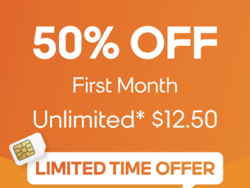 1-Month Unlimited Data, Talk, & Text at Boost Mobile for $13 + free shipping