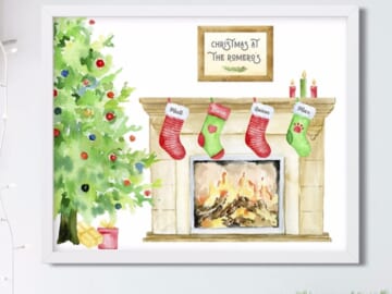 Custom Holiday Art Print