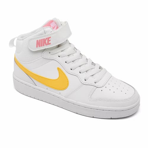 Nike Big Kids Court Borough Mid 2 Casual Sneakers