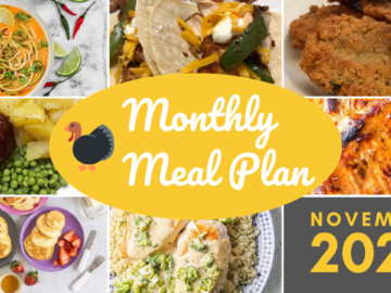 Southern Savers FREE November 2023 Monthly Meal Plan