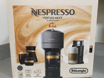 *HOT* Nespresso Vertuo Next Premium Coffee Machine, Milk Frother, 12 Coffee Capsules, and $50 Coffee Credit Voucher — Only $149.98 shipped! ($277 Value!!)