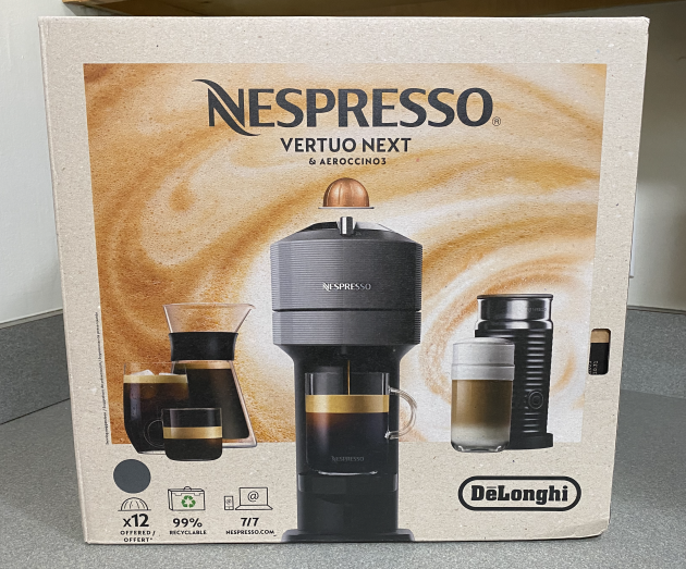 *HOT* Nespresso Vertuo Next Premium Coffee Machine, Milk Frother, 12 Coffee Capsules, and $50 Coffee Credit Voucher — Only $149.98 shipped! ($277 Value!!)