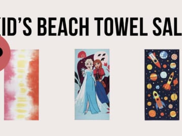 $5 Kid’s Beach Towels @ Kohl’s