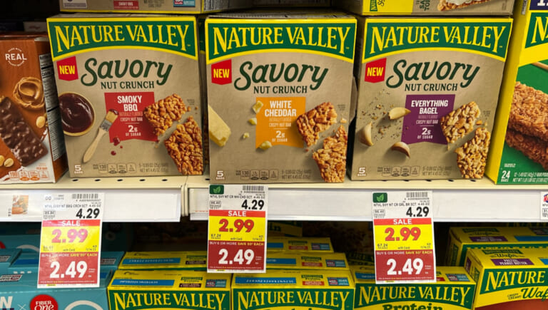 Get Nature Valley Savory Bars For As Low As $1.24 At Kroger