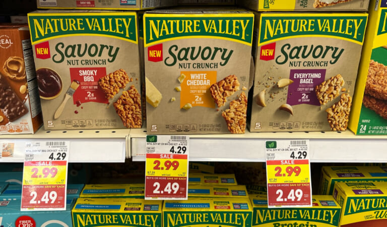 Get Nature Valley Savory Bars For As Low As $1.24 At Kroger