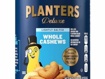 Planters Deluxe Lightly Salted Whole Cashews (18.25 ounces)