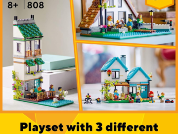 LEGO Creator 808-Piece 3-in-1 Cozy House Building Kit $47.99 Shipped Free (Reg. $60)