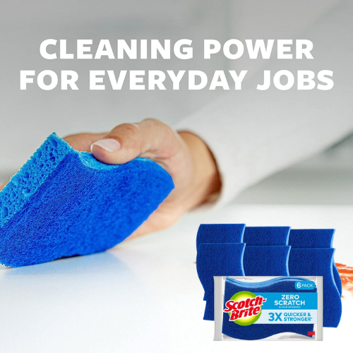 Scotch-Brite 6-Count Non-Scratch Scrub Sponges as low as $4.25 Shipped Free (Reg. $10.82) – 71¢/Sponge