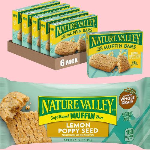 Nature Valley 30-Count Soft-Baked Muffin Snack Bars, Lemon Poppy Seed as low as $10.15 Shipped Free (Reg. $33) – 34¢/Bar