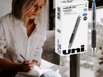 Uniball 12-Pack Signo Medium Blue Gel Pen $6.68 (Reg. $27.49) – 56¢/Pen