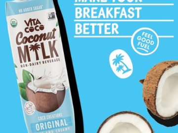 Vita Coco 6-Pack Original Organic Coconut Milk as low as $12.75 Shipped Free (Reg. $19.74) – $2.13 each