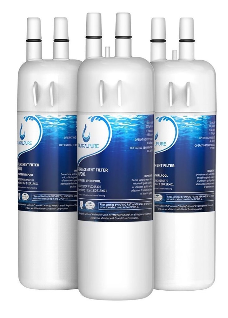 GlacialPure Refrigerator Water and Air Filter 3-Pack for $34 + free shipping