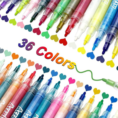 Today Only! Acrylic Paint Markers Paint Pens, 36 Colors $13.59 (Reg. $19.99)