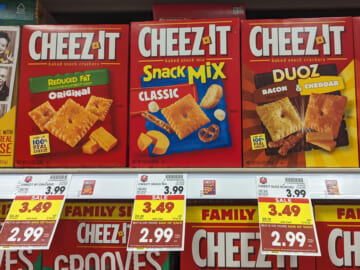 Cheez-It Crackers As Low As $2.49 At Kroger