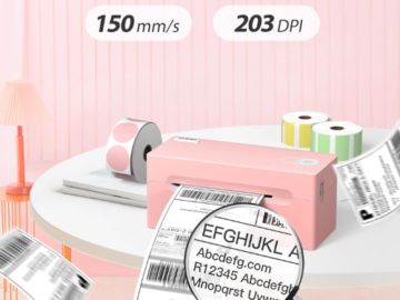 Get ready to streamline your shipping process with this Wireless Thermal Label Printer for just $58.67 After Code + Coupon (Reg. $139.99) + Free Shipping