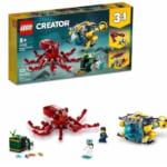 LEGO Creator 3 in 1 Sunken Treasure Mission Submarine Toy