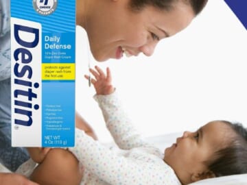Desitin Daily Defense Baby Diaper Rash Cream, 4-Oz as low as $3.34 After Coupon (Reg. $9.37) + Free Shipping + More