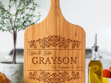Personalized Extra-Large Serving Boards only $29.75 shipped!
