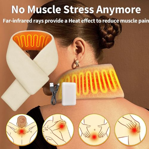 Neck Heating Pad with 5000mAh Power Bank $20 After Code (Reg. $40) + Free Shipping