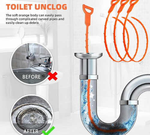 Drain Clog Removers as low as $2.45 After Coupon + Code (Reg. $7+) + Free Shipping