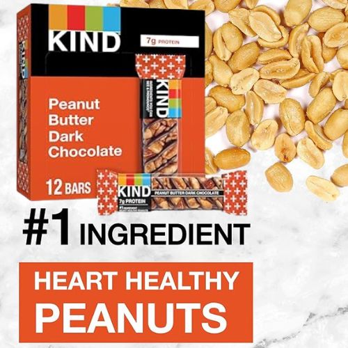 KIND Peanut Butter Dark Chocolate Nut Bars, 12-Count as low as $8.07 After Coupon (Reg. $13.46) + Free Shipping – $0.67/Bar
