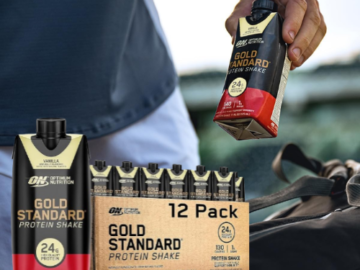 Optimum Nutrition 12-Count Gold Standard Protein Shake as low as $12.56 After Coupon (Reg. $25) + Free Shipping – $1.05/11 Oz Drink