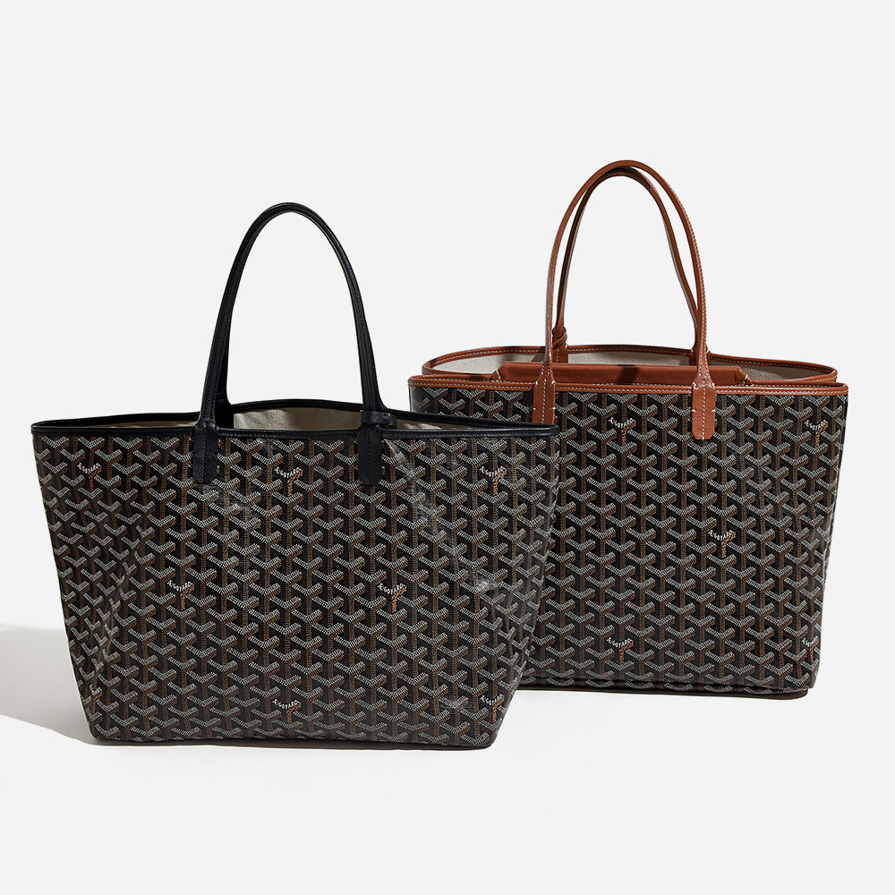 comparing the goyard saint louis. tote with the goyard isabelle tote by FASHIONPHILE