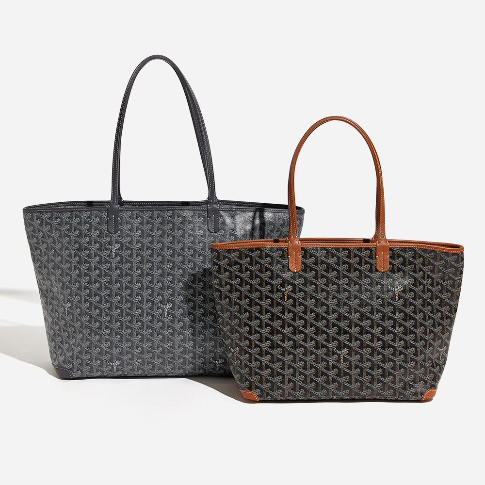 comparing the goyard artois pm and mm by FASHIONPHILE