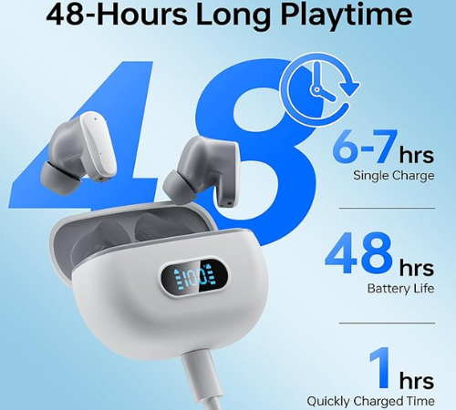 IPX7 Waterproof Bluetooth 5.3 Earbuds $14.99 After Code (Reg. $30)