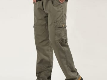 Men's Cargo Pants for $12 + $5 shipping