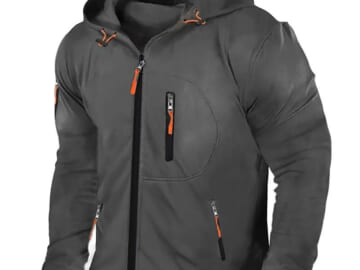 Men's Full Zip Hoodie for $10 + $10 shipping