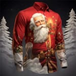 Men's Santa Claus Shirt for $9 + $4 shipping