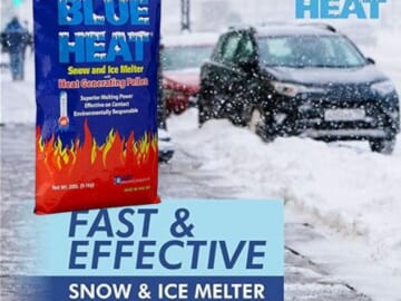 Blue Heat Snow & Ice Melter with Heat Generating Pellets (20-lb) $6.99 (Reg. $16.97)