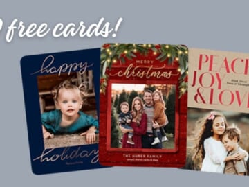 10 Free Christmas Cards at Shutterfly | Ends Today!