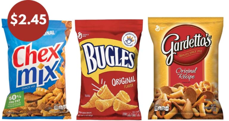 $2.45 Chex Mix, Bugles, & Gardetto’s | Deals at Publix & Lowes Foods