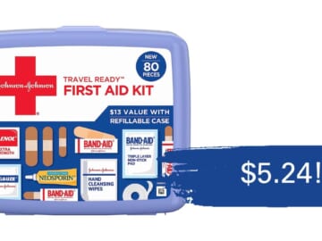 Amazon | J&J 80-Piece First Aid Kit $5.24 (reg. $14)