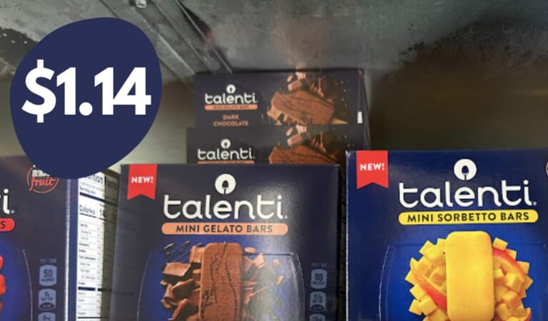$1.14 Talenti Mini Sorbetto & Gelato Bars (reg. $7.29)