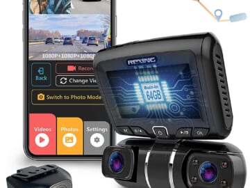 Rexing S1 PRO 1080p 3-Channel WiFi Dash Cam for $180 + free shipping