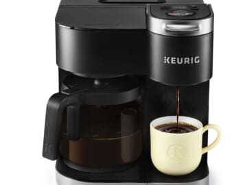 Keurig K-Duo Programmable Single-Serve & 12-Cup Carafe Coffee Maker for $100 + free shipping