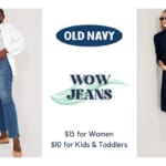 Old Navy Wow Jeans Just $15 For Adults, $10 For Kids | Today Only!