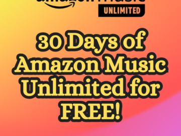 Prime members can enjoy up to 30 Days of Amazon Music Unlimited absolutely FREE!