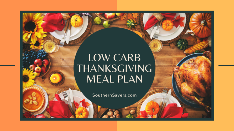 Low Carb Thanksgiving Meal Plan