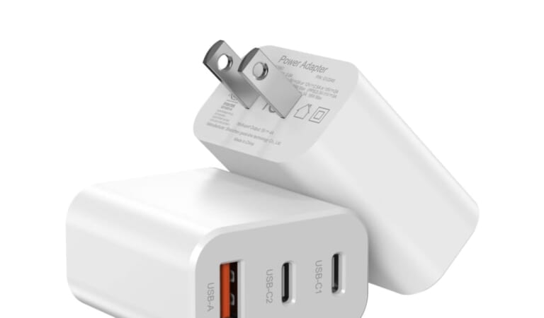 30W 3-Port GaN USB-C/A Charger for $10 + free shipping
