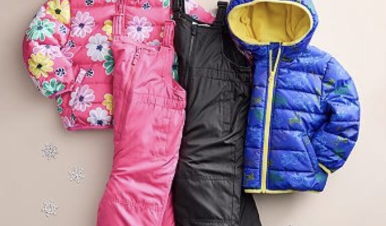 *HOT* Baby & Toddler Jumping Beans Puffer Jackets and Snow Bibs only $12.74!