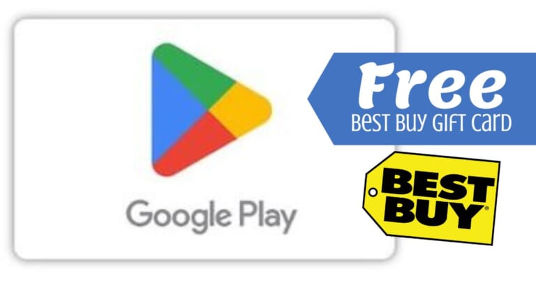 Buy $100 Google Play Card, Get FREE $10 Best Buy Gift Card