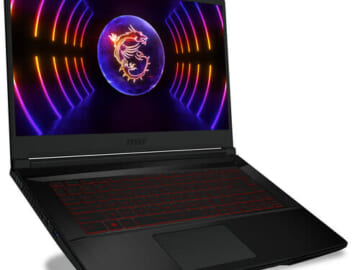 MSI GF63 12th-Gen. i5 15.6" Gaming Laptop w/ NVIDIA GeForce RTX 4050 for $679 + free shipping